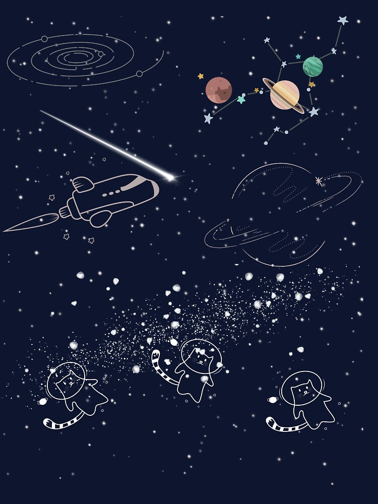 Space cat by Graphic RT  designer T-Shirts, Hoodie, Sweatshirt | BlankRebels.com (Image 3)