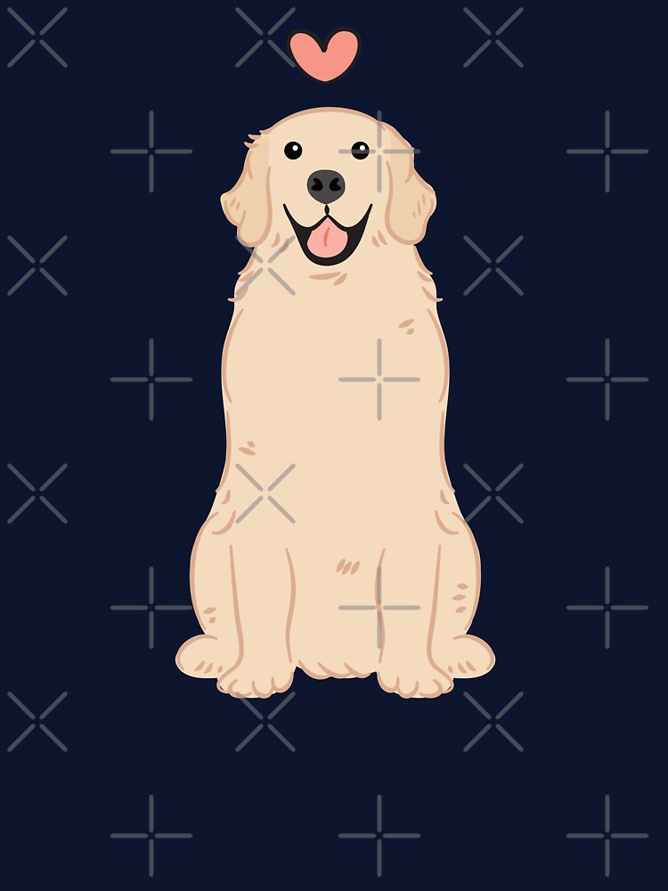 LOVE Light Golden Retriever by Lulupainting T-Shirts, Hoodie, Sweatshirt | BlankRebels.com (Image 3)