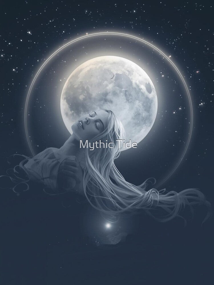 Mystic Moon Phases Illustration - Lunar Goddess Minimalist Line Art Design by Mythic Tide T-Shirts, Hoodie,... (Image 3)