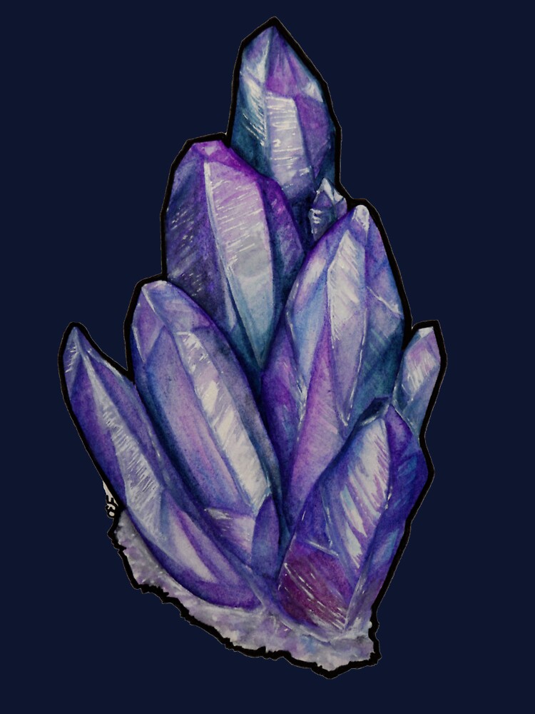 Amethyst Crystal Cluster by Opal Essence Finery T-Shirts, Hoodie, Sweatshirt | BlankRebels.com (Image 3)