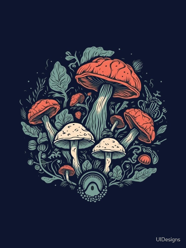 Patch of Mushrooms Transparent Design by UlDesigns T-Shirts, Hoodie, Sweatshirt | BlankRebels.com (Image 3)
