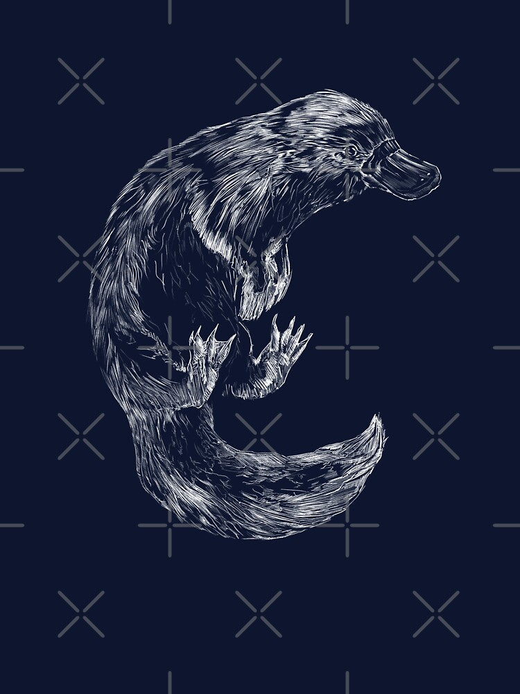 Platypus   |   Hand Drawn Illustration by Sidewinder82 T-Shirts, Hoodie, Sweatshirt | BlankRebels.com (Image 3)