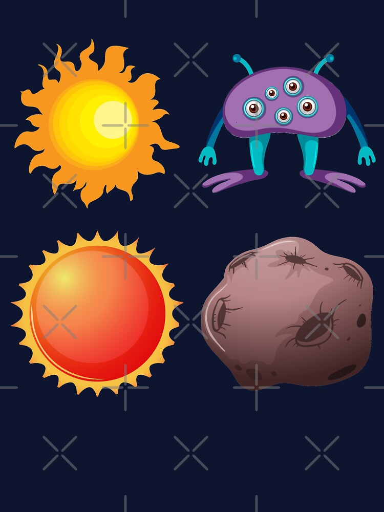 Sun Vintage Comet cosmic pattern space galaxy pack by ALIENATIVED T-Shirts, Hoodie, Sweatshirt | BlankRebels.com (Image 3)