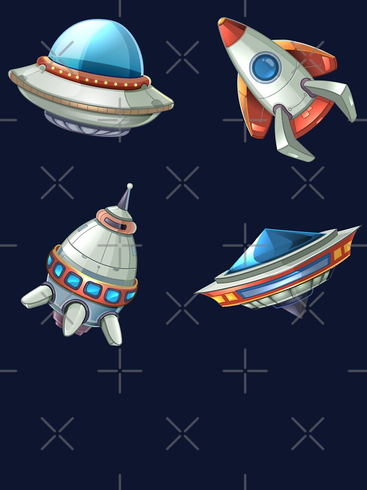 Vintage ufo rocket starter pack by ALIENATIVED T-Shirts, Hoodie, Sweatshirt | BlankRebels.com (Image 3)