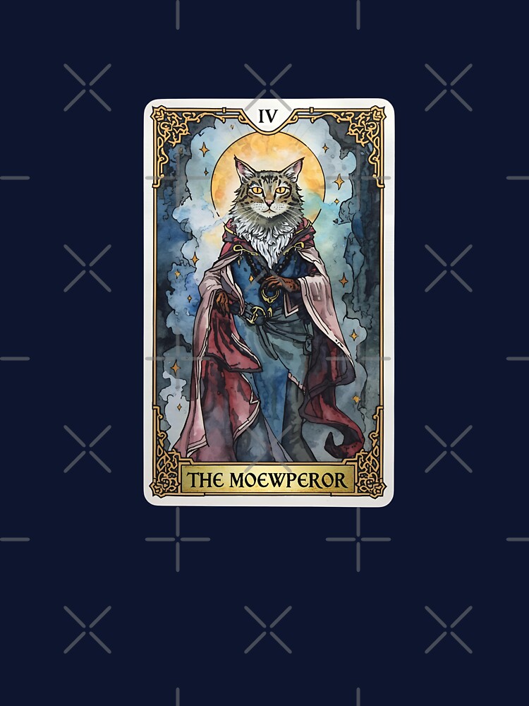 The meowperor tarot card >< by PP do card T-Shirts, Hoodie, Sweatshirt | BlankRebels.com (Image 3)