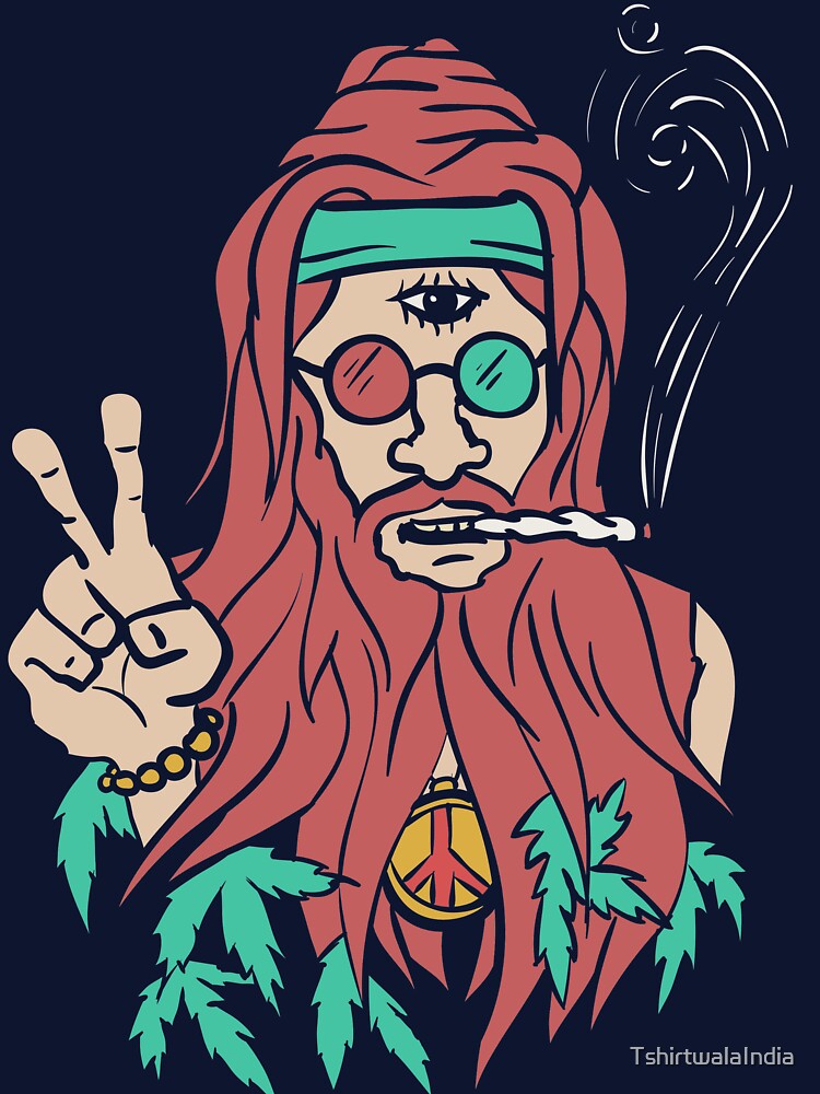 Hippie by TshirtwalaIndia T-Shirts, Hoodie, Sweatshirt | BlankRebels.com (Image 3)