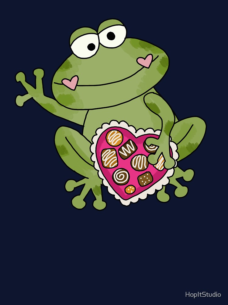 Cottagecore aesthetic cute frog holding a heart by HopItStudio T-Shirts, Hoodie, Sweatshirt | BlankRebels.com (Image 3)