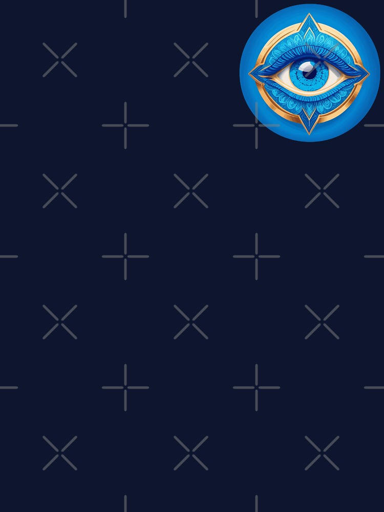 Evil Eye, Blue Good Luck Charm by mayaone T-Shirts, Hoodie, Sweatshirt | BlankRebels.com (Image 3)