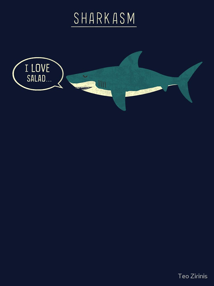 Sharkasm by HandsOffMyDinosaur T-Shirts, Hoodie, Sweatshirt | BlankRebels.com (Image 3)