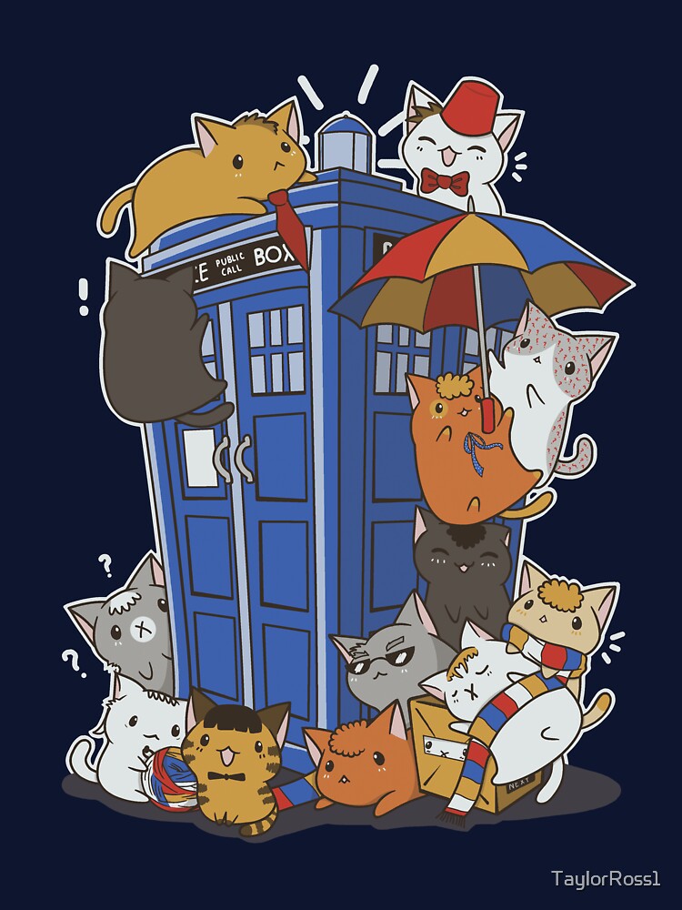 Kitten Who by TaylorRoss1 T-Shirts, Hoodie, Sweatshirt | BlankRebels.com (Image 3)