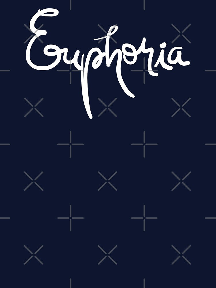 Euphoria Lettering Design White Version by Khotekmei T-Shirts, Hoodie, Sweatshirt | BlankRebels.com (Image 3)