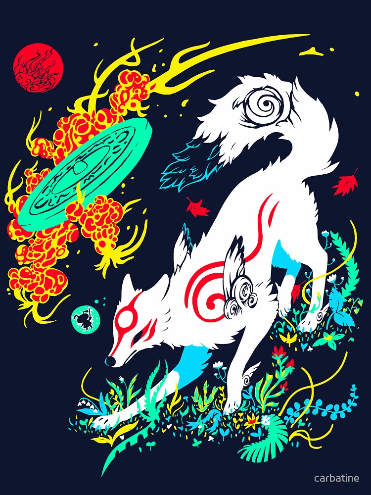 Kami of the Rising Sun by carbatine T-Shirts, Hoodie, Sweatshirt | BlankRebels.com (Image 3)