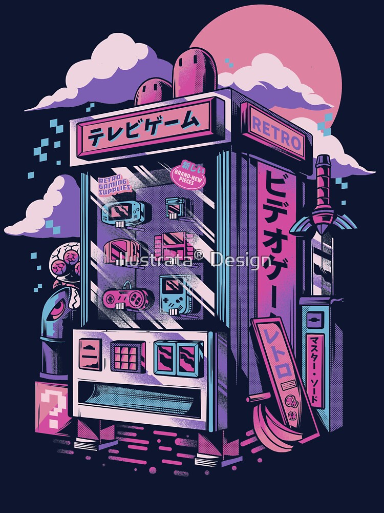 Retro gaming machine by Ilustrata® T-Shirts, Hoodie, Sweatshirt | BlankRebels.com (Image 3)