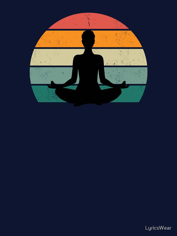 Sunset Yoga Vintage by LyricsWear T-Shirts, Hoodie, Sweatshirt | BlankRebels.com (Image 3)