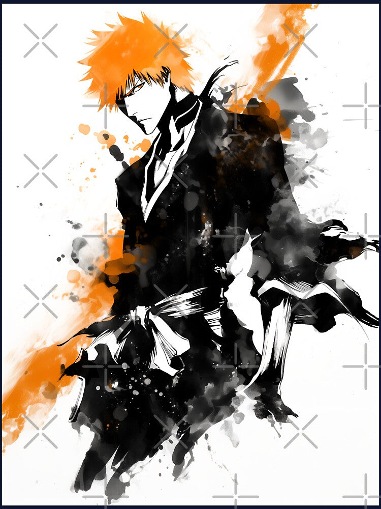 Watercolor Ichigo by SchellStation T-Shirts, Hoodie, Sweatshirt | BlankRebels.com (Image 3)