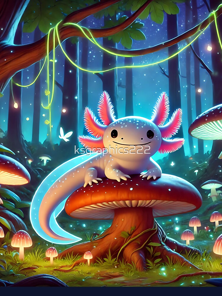 Axolotl Art #167 | Axolotl Lovers by ksgraphics222 T-Shirts, Hoodie, Sweatshirt | BlankRebels.com (Image 3)