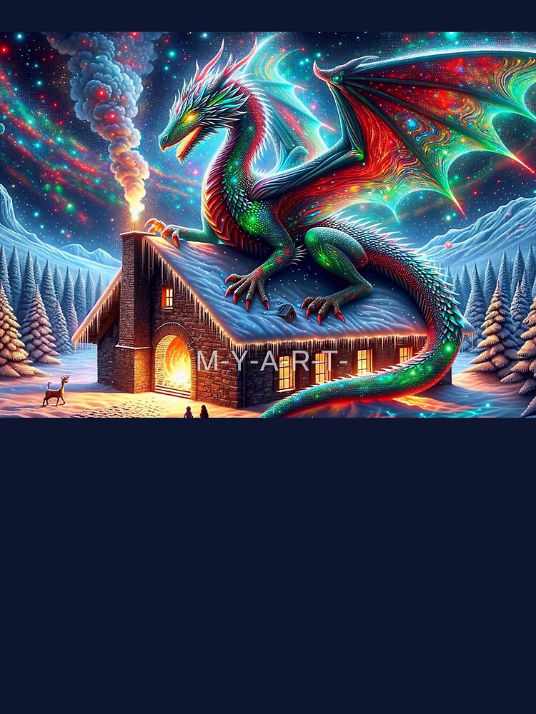 Wild Dragon on the Roof by M-Y-A-R-T- T-Shirts, Hoodie, Sweatshirt | BlankRebels.com (Image 3)