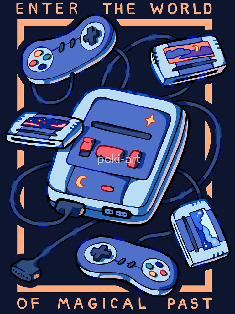 Retro console stellar version by poki-art