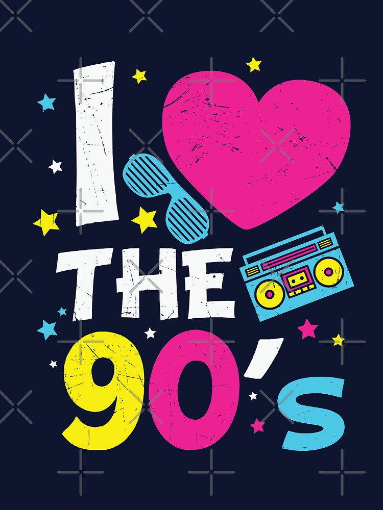Retro Old Vintage Design Cassette Tape Sunglasses Stars I Love 90's by avinigav T-Shirts, Hoodie, Sweatshirt (Image 3)