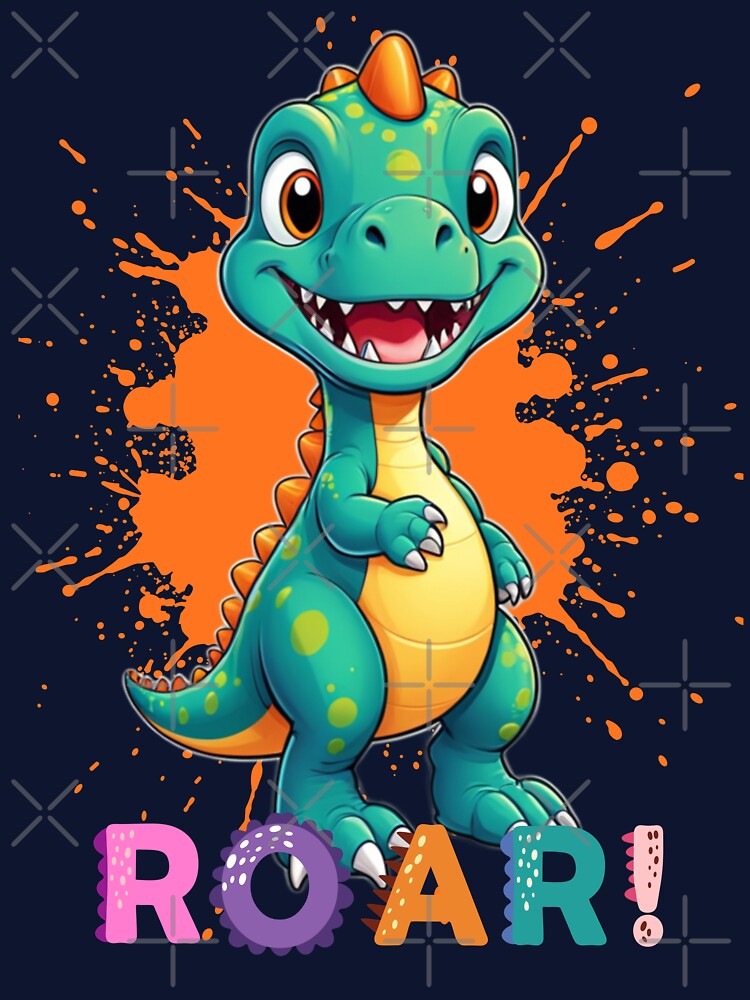Dinosaur roar! by KIDS-PRINTS T-Shirts, Hoodie, Sweatshirt | BlankRebels.com (Image 3)