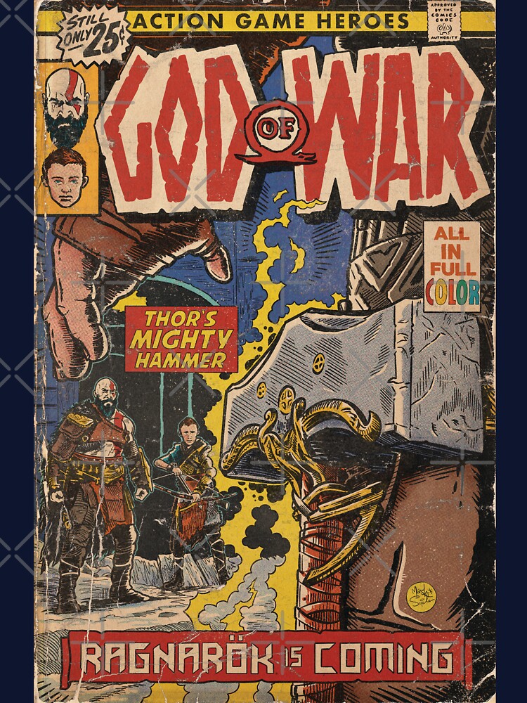 "Thor Battle" Ragnarök Comic book cover Fan Art by MarkScicluna