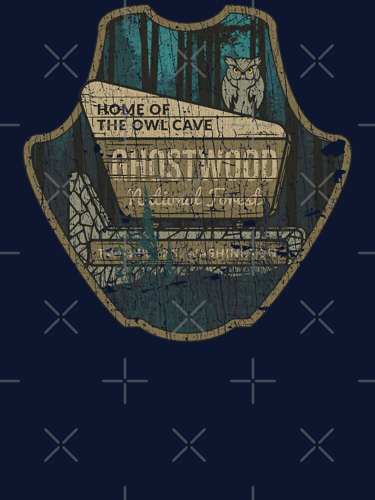 Ghostwood National Forest Sign 1989 by AstroZombie6669 T-Shirts, Hoodie, Sweatshirt | BlankRebels.com (Image 3)