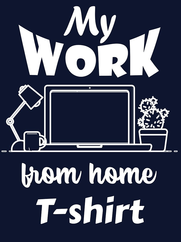 My work from home T-shirt by notasimp Hoodie, Sweatshirt | BlankRebels.com (Image 3)