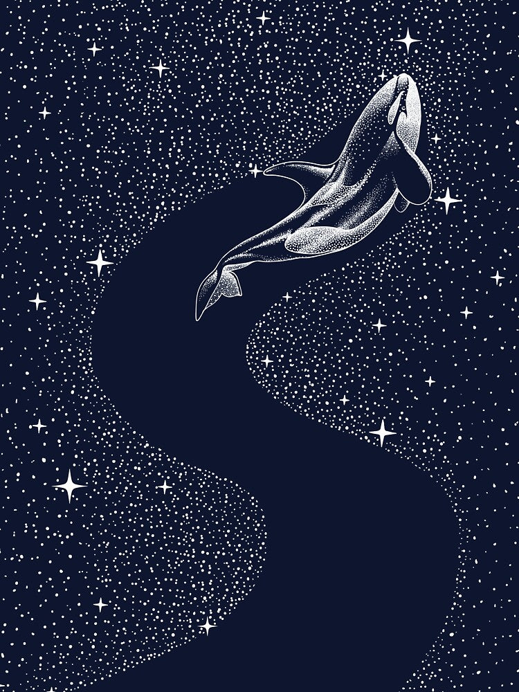 starry orca by AlirizaCAKIR T-Shirts, Hoodie, Sweatshirt | BlankRebels.com (Image 3)