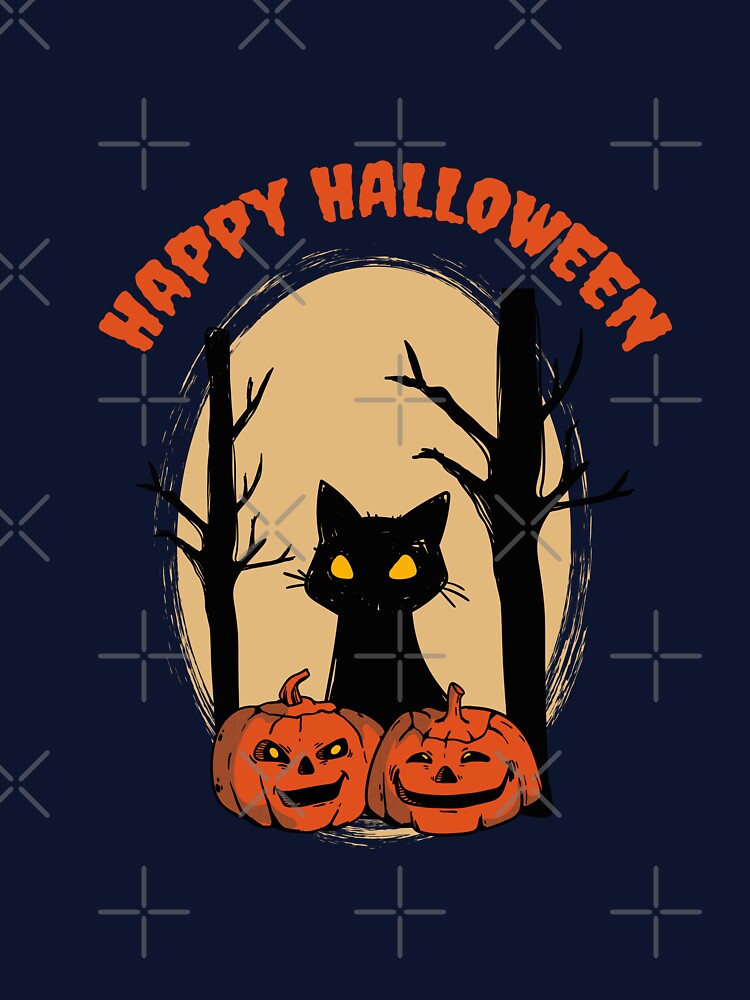 Halloween town, black cat by benaouichShop T-Shirts, Hoodie, Sweatshirt | BlankRebels.com (Image 3)