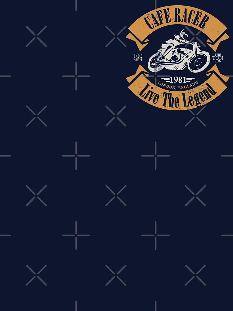 Cafe Racer London (Small logo - distressed) by StrongVlad T-Shirts, Hoodie, Sweatshirt | BlankRebels.com (Image 3)