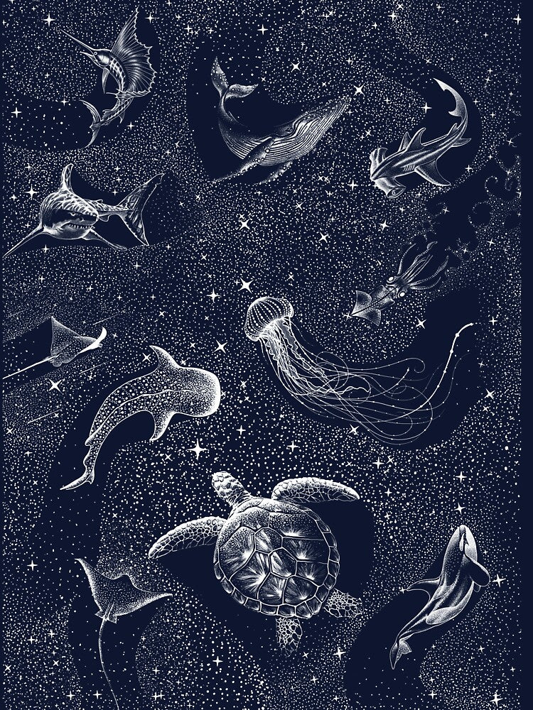 Cosmic Ocean by AlirizaCAKIR T-Shirts, Hoodie, Sweatshirt | BlankRebels.com (Image 3)