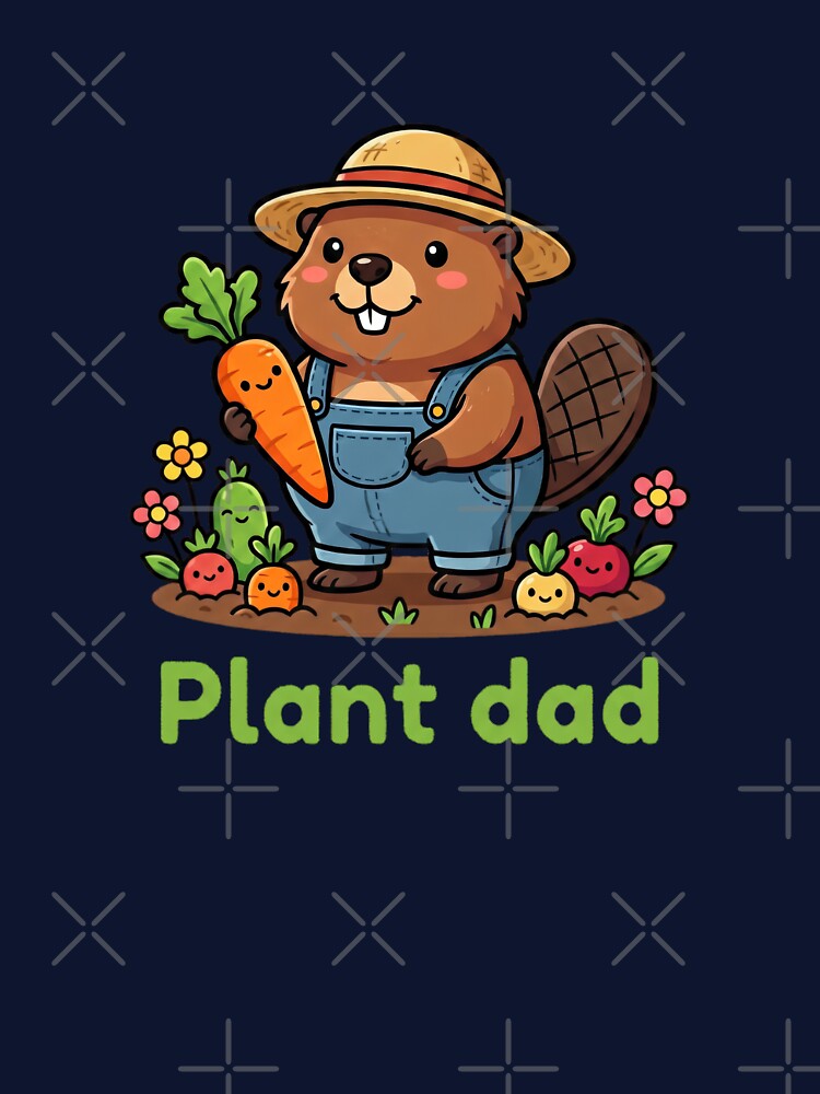 Plant Dad Cute Gardening Beaver by WildCute T-Shirts, Hoodie, Sweatshirt | BlankRebels.com (Image 3)