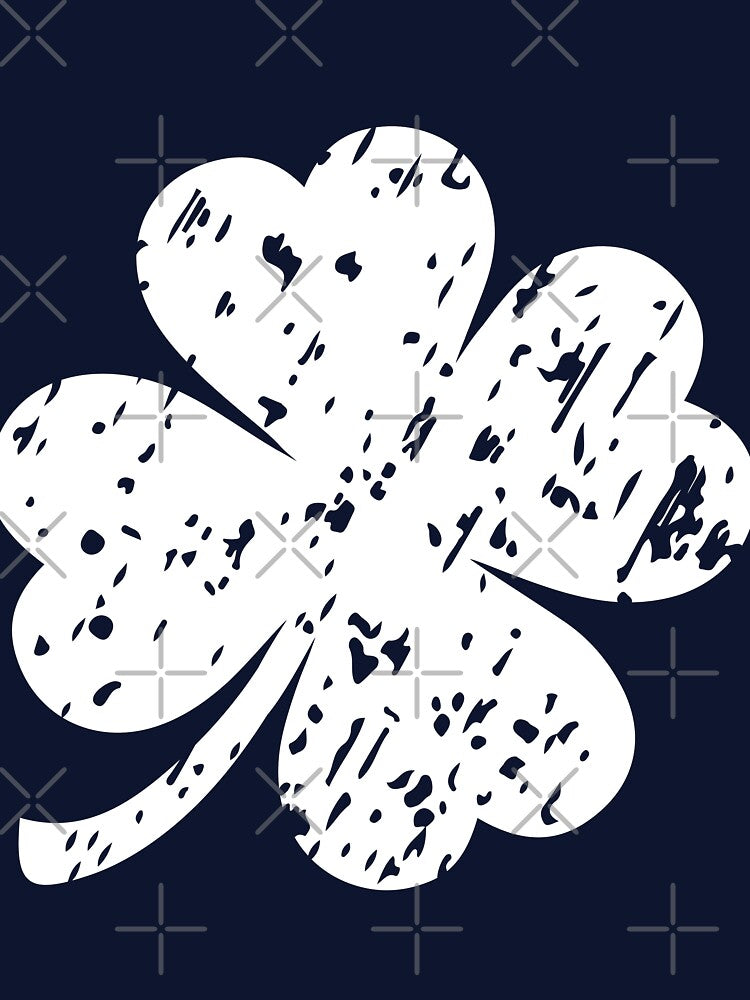 White four leaf Shamrock, Clover by flexycreatives T-Shirts, Hoodie, Sweatshirt | BlankRebels.com (Image 3)