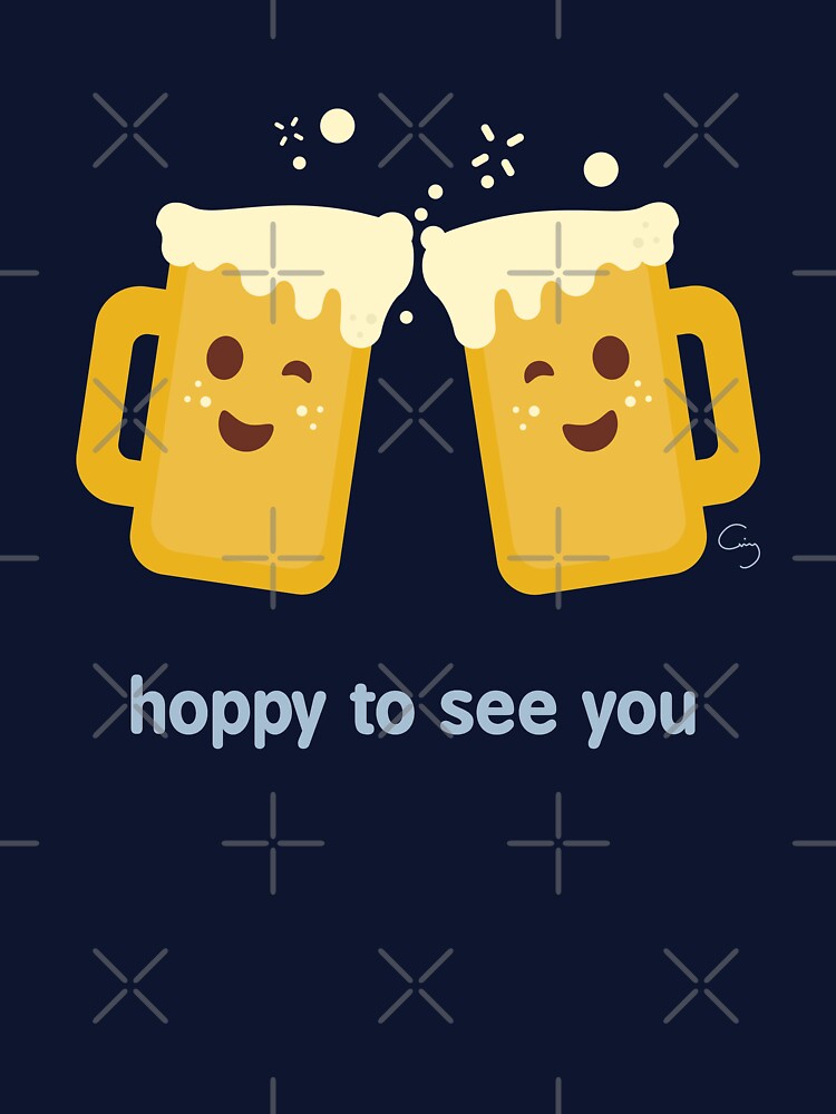Foodie Buddies - Hoppy to See You by zacrizy T-Shirts, Hoodie, Sweatshirt | BlankRebels.com (Image 3)
