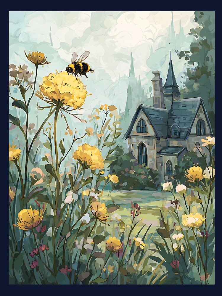 Charming Cottagecore Busy Bee by bapupa T-Shirts, Hoodie, Sweatshirt | BlankRebels.com (Image 3)