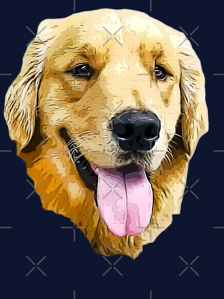 Golden Retriever Art by ElegantCat T-Shirts, Hoodie, Sweatshirt | BlankRebels.com (Image 3)