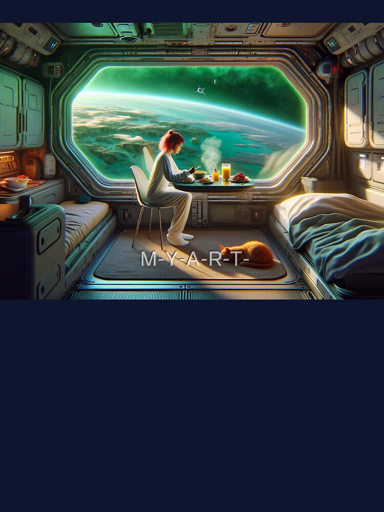 Breakfast in Space by M-Y-A-R-T- T-Shirts, Hoodie, Sweatshirt | BlankRebels.com (Image 3)