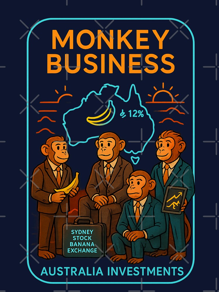 MONKEY BUSINESS  – Australia Investments T-Shirt by NAJURE Hoodie, Sweatshirt | BlankRebels.com (Image 3)