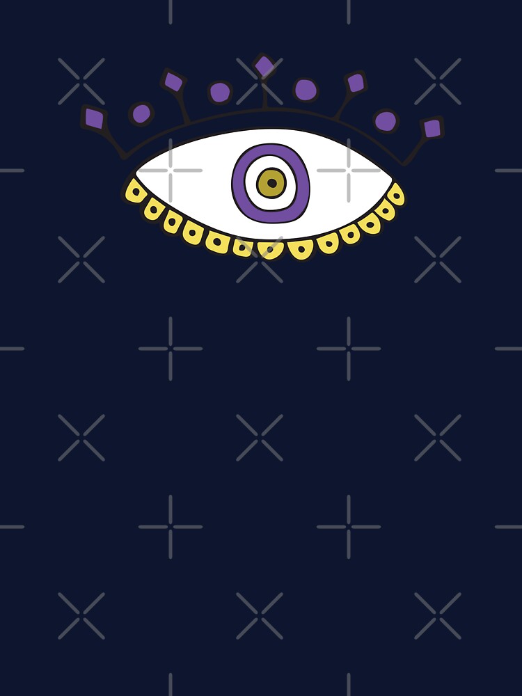 Purple Evil Eye Crown "Imagination" by Mystikaa T-Shirts, Hoodie, Sweatshirt | BlankRebels.com (Image 3)