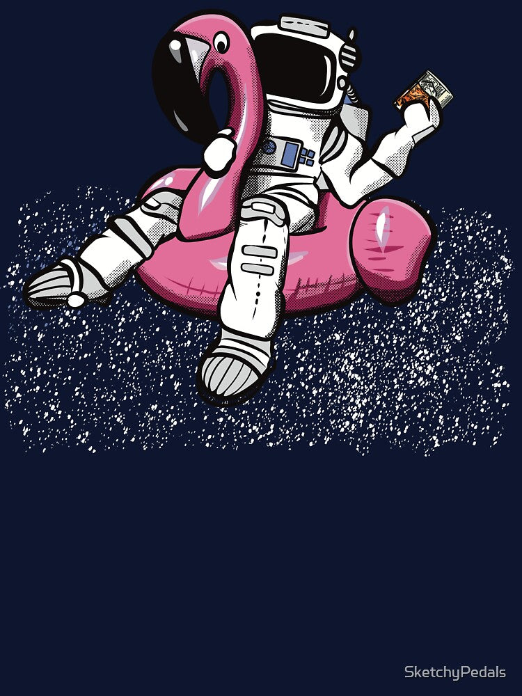 whiskey astronaut by SketchyPedals T-Shirts, Hoodie, Sweatshirt | BlankRebels.com (Image 3)