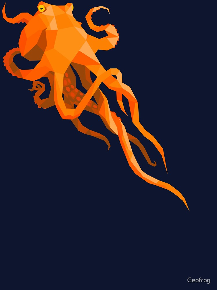 Geometric Octopus by Geofrog T-Shirts, Hoodie, Sweatshirt | BlankRebels.com (Image 3)
