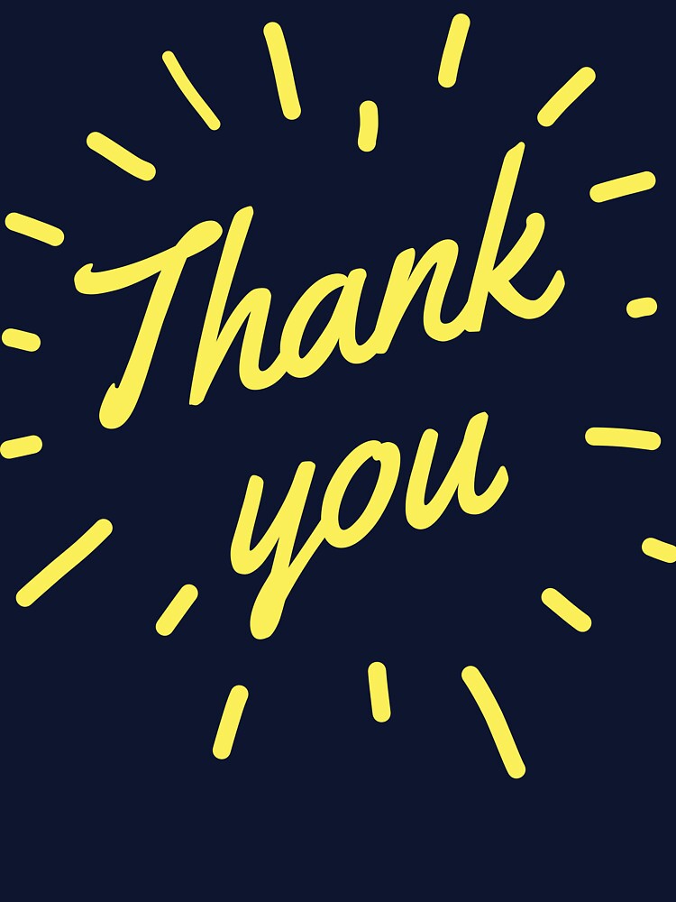 Thank You Typography Design – Minimal Appreciation Quote Art by PixelWaveBD T-Shirts, Hoodie, Sweatshirt (Image 3)