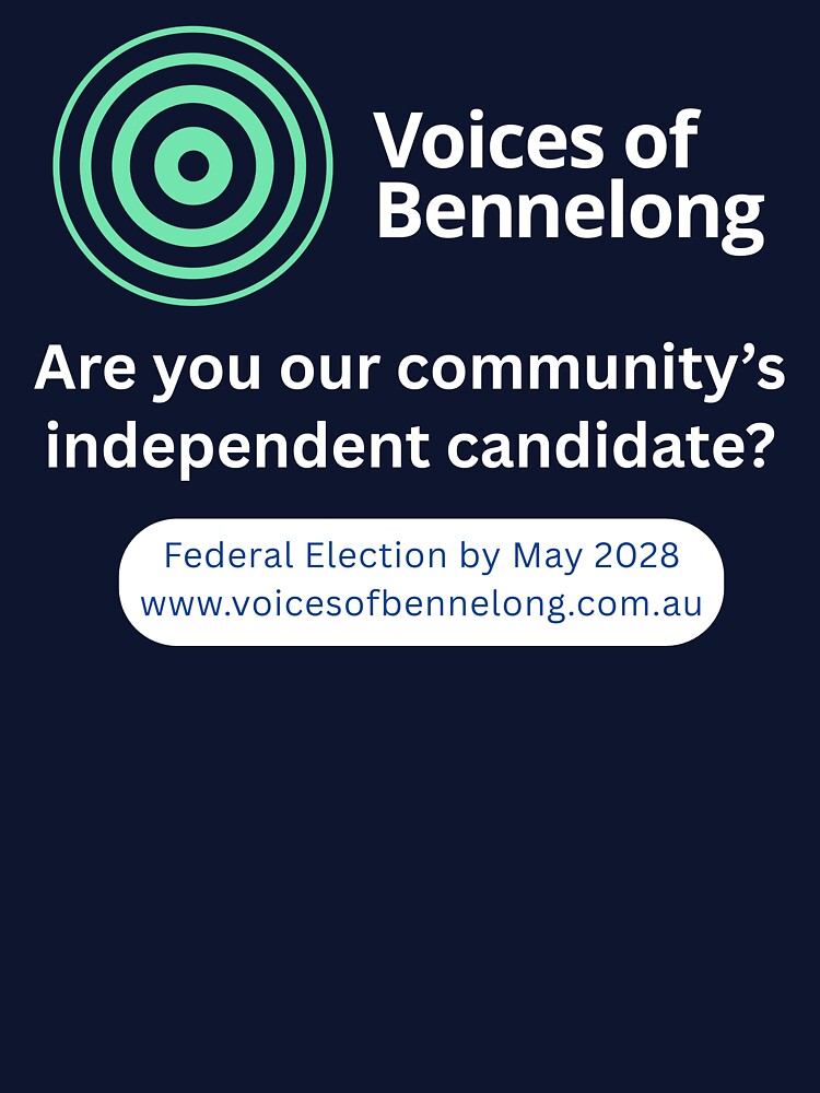Copy of Voices of Bennelong Navy T'Shirt (Image 3)