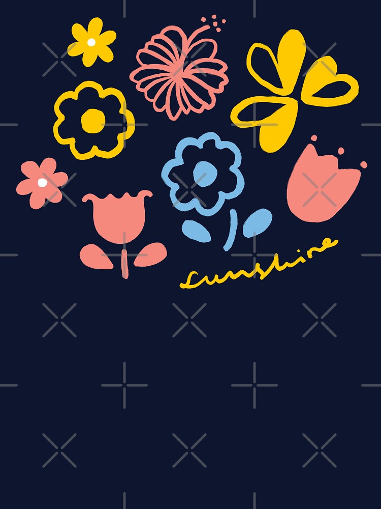 Sunshine & Flowers by houseoffami T-Shirts, Hoodie, Sweatshirt | BlankRebels.com (Image 3)