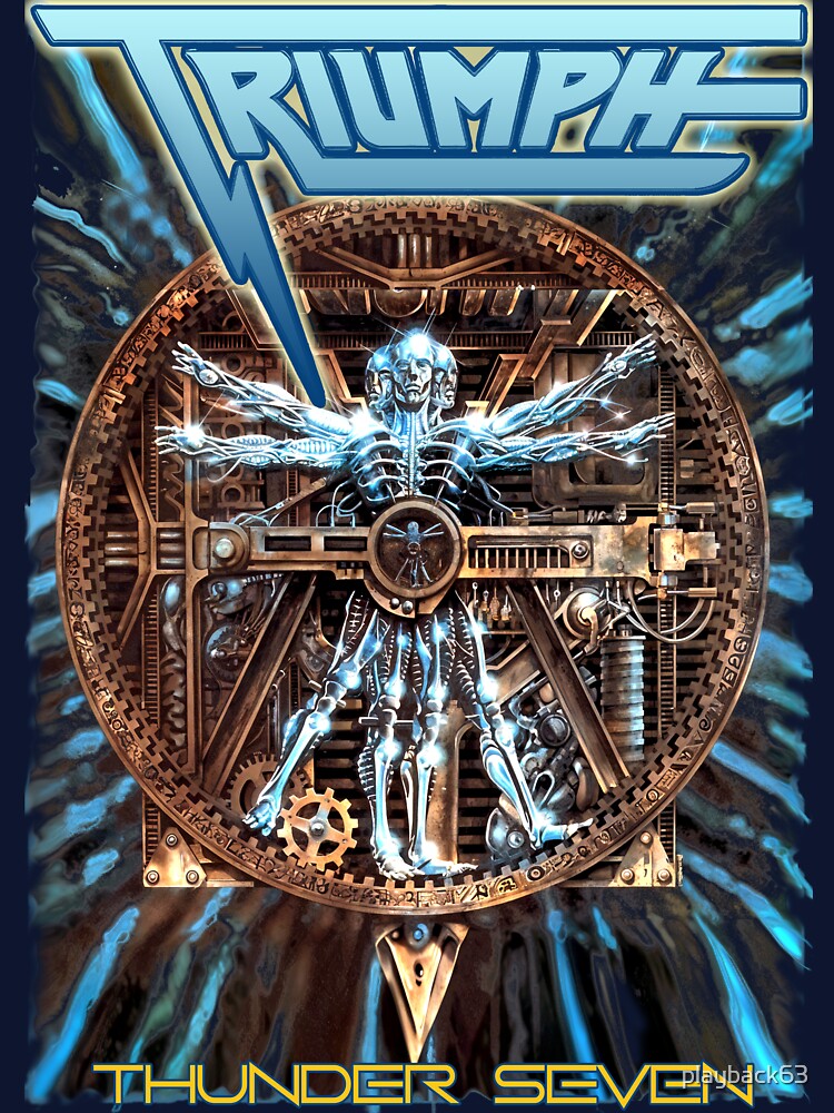 TRIUMPH BAND THUNDER SEVEN by playback63 T-Shirts, Hoodie, Sweatshirt | BlankRebels.com (Image 3)