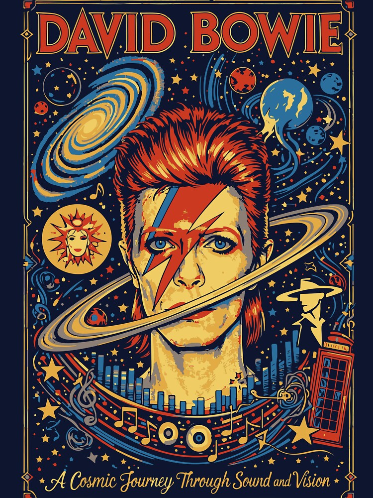Bowie by Borne-studio T-Shirts, Hoodie, Sweatshirt | BlankRebels.com (Image 3)