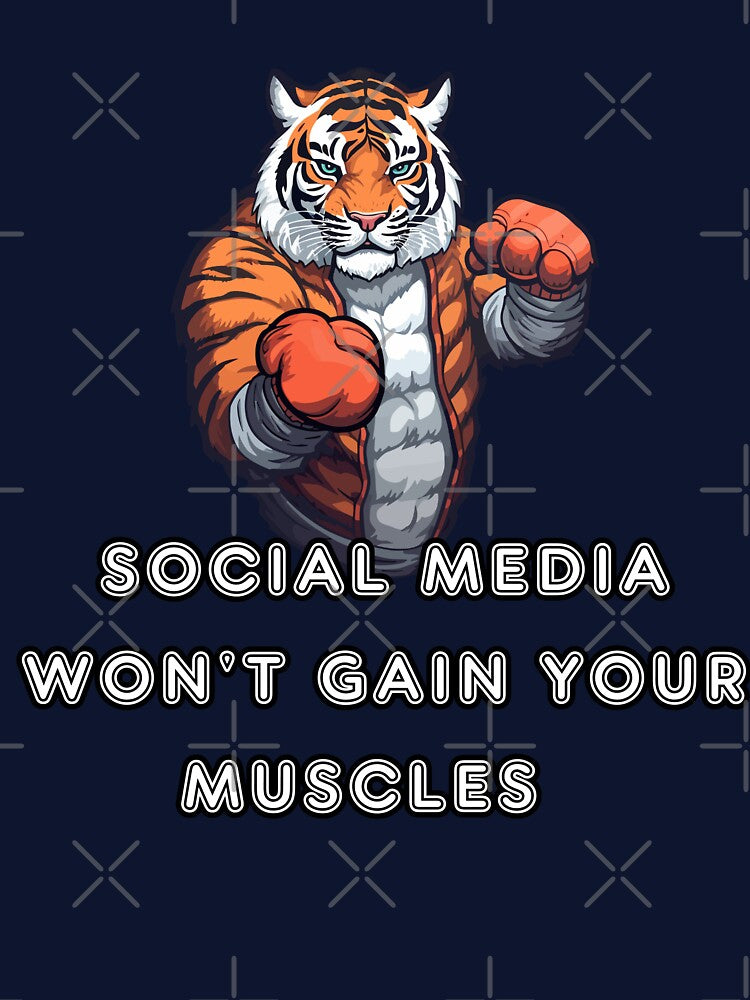 Gym Gains are not achieved by social media by BohoHaven09 T-Shirts, Hoodie, Sweatshirt | BlankRebels.com (Image 3)