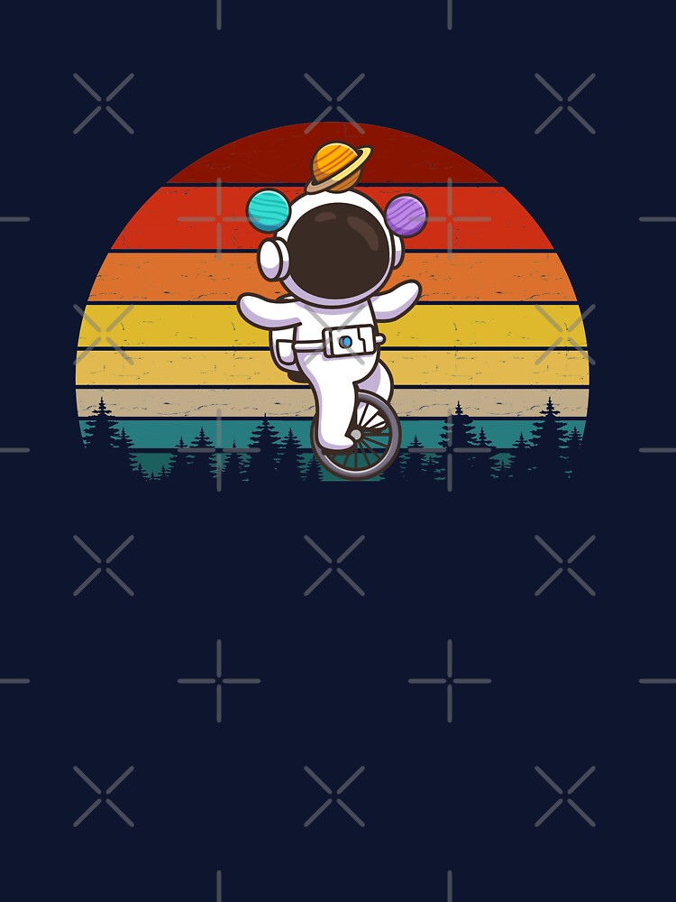 Astronaut Riding a Bicycle by Cassandrio T-Shirts, Hoodie, Sweatshirt | BlankRebels.com (Image 3)
