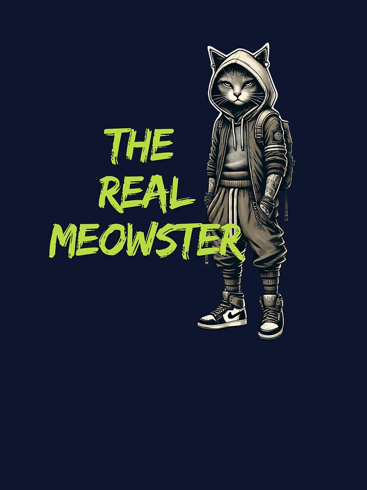 The Real Meowster T-Shirt by RedPrintLab Hoodie, Sweatshirt | BlankRebels.com (Image 3)