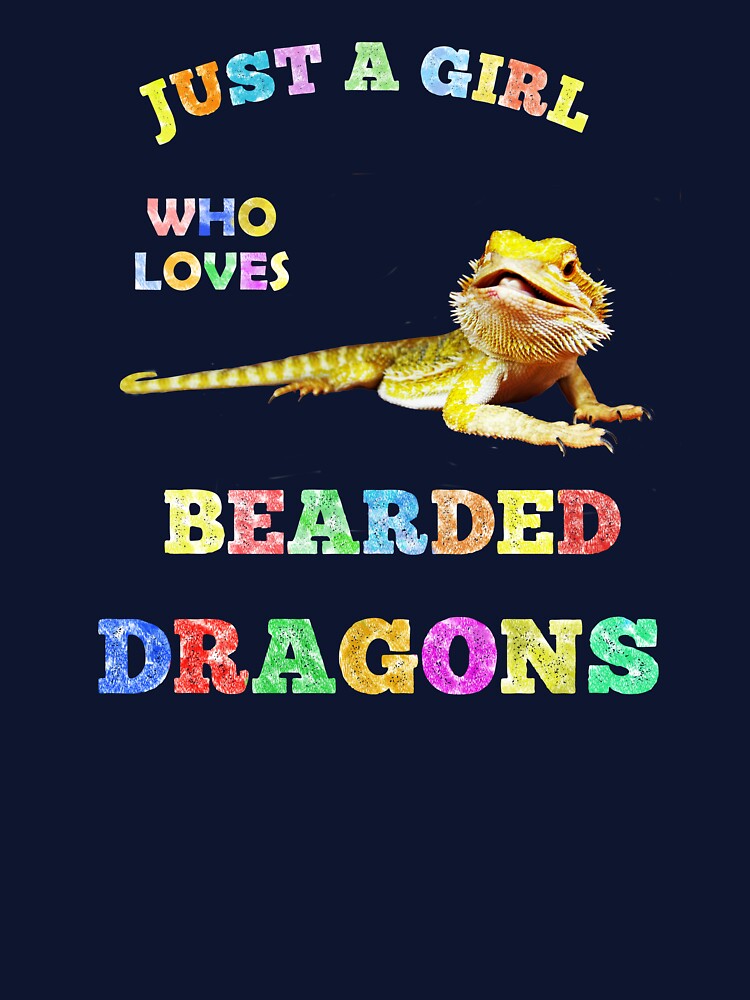 JUST A GIRL WHO LOVES BEARDED DRAGONS by Danicus666 T-Shirts, Hoodie, Sweatshirt | BlankRebels.com (Image 3)
